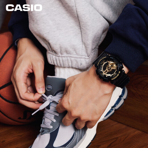 CASIO watch men's G-SHOCK classic black gold series shockproof sports electronic watch gift GA-110GB-1A
