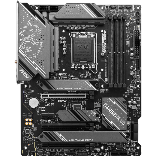 微星 B760 Z790 主板 搭 英特尔 i5 主板CPU套装 板u套装 Z790 GAMING PLUS WIFI D5 i5 14600KF