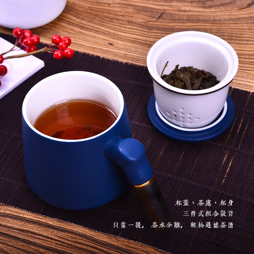 商务礼盒套装公司客户伴手订制礼品定制新员工入职礼包活动慰问奖品党员政治生日纪念品周年年会随手礼 TC-红色手账本+古铜笔+红色陶瓷杯+U盘+书签