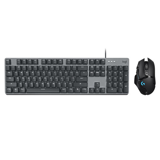 罗技（Logitech）G502 无线游戏鼠标  电竞游戏鼠标 RGB炫彩灯光 无线有线双模鼠标 K845游戏机械键盘 电竞键鼠套装 K845青轴+G502无线+鼠标垫