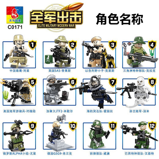 Special police car building blocks and figures special forces soldiers fully armed small soldiers armored vehicle base assembled model children's toys heavy armed transport vehicle 1585 particles