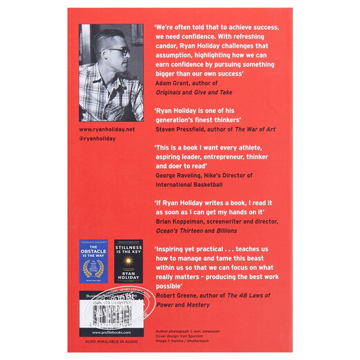 绝对自控:硬派自我管理手册 英文原版 Ego is the Enemy Ryan Holiday
