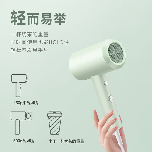 Superman (SID) travel essential hair dryer home hair dryer 30 million negative ions large air volume quick drying portable simple hair dryer dormitory student hair dryer RD1650S
