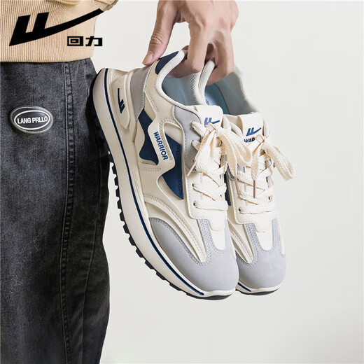 Warrior official men's shoes summer sports shoes men's versatile breathable casual running shoes men's trendy mesh dad shoes