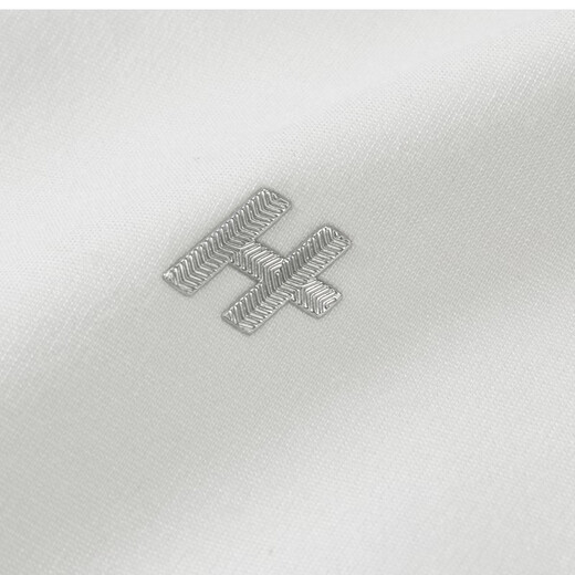 DANIEL HECHTER [Same Model in Shopping Mall] Men's Round Neck Pull-up Comfortable Long Sleeve T-Shirt LT12013 White XL