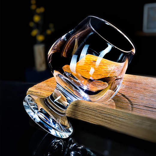 Donghai raw ore high-quality raw ore crystal cup goblet wineware beer glass whiskey red wine glass foreign wine glass 200ml red wine glass default 1