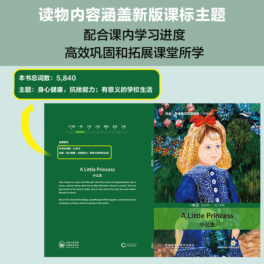 Bookworm Upgraded Edition Level 2, Grade 1 und Grade 2, Oxford English-Chinese Bilingual Readers (Set mit 11 Bänden, mit Code-Scan-Audio, Antworten auf Übungen und Auswertung nach dem Lesen) Die Abenteuer von Tom Sawyer, Les Miserables, Die kleine Prinzessin unter dem Mond, Der kälteste Ort der Welt