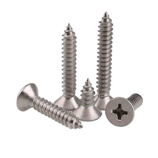 316 stainless steel cross countersunk head self-tapping screw flat head self-tapping nail dry wall nail wooden tooth wire screw GB846 316 countersunk head self-tapping M4*16 [50 pills]