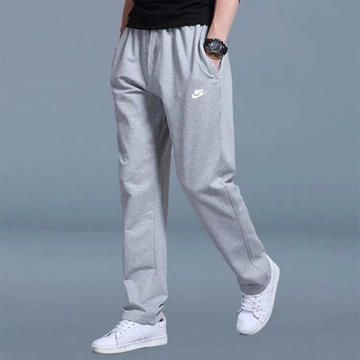 Nike (NIKE) gray men's trousers, autumn and winter straight sports running casual trousers BV2767-063 XL size/150-180Jin Jin equals 0.5kg/180