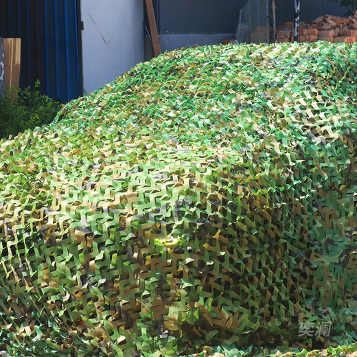 Yilan thickened camouflage net anti-aerial photography camouflage sunshade net anti-aging shade green net 150D jungle style 5*10 meters