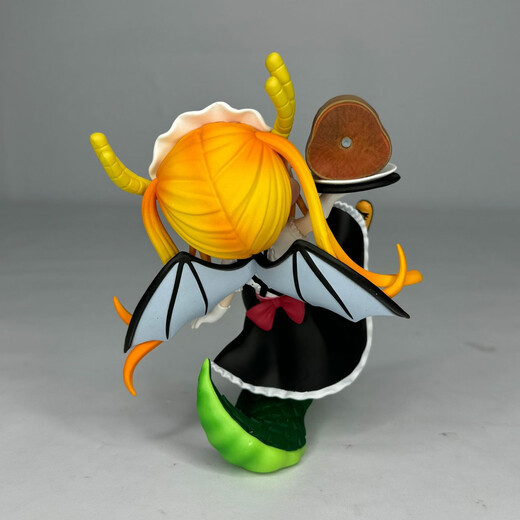 Anime Kobayashi's Dragon Maid Wooden Horse Shaking Horse Conna Figure Model Ornament Gift Domestic Cute Loli Dragon Maid Thor (15cm)