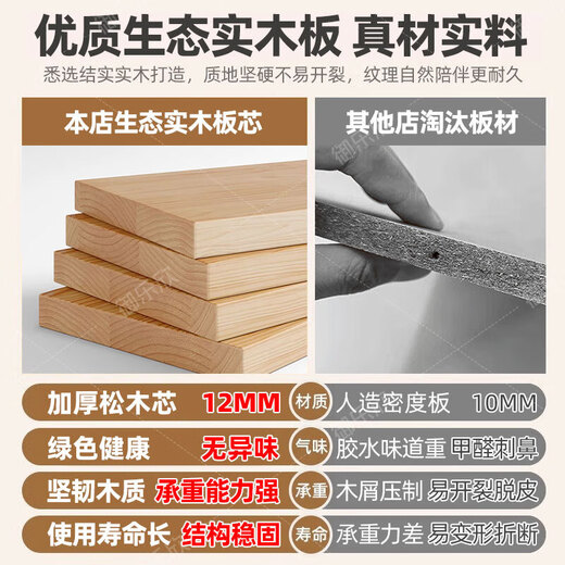 Yulexin solid wood sideboard against the wall integrated cabinet living room tea cabinet household multi-functional storage cupboard wine cabinet five doors three drawers walnut color + gray 120cm worry-free door-to-door installation