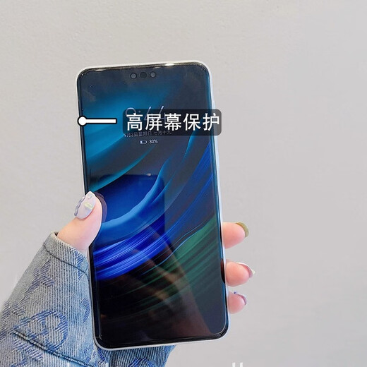 Chuanghengsi подходит для корпуса мобильного телефона Huawei Mate60pro Новый простой ультра-тонкий Mate60rs необычайно прозрачный матовой матовой не скольжение, всеобъемлющее, кромко