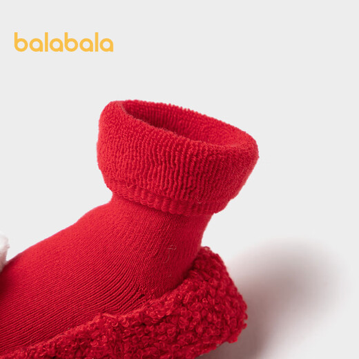 Balabala baby floor socks terry warm snake year boys and girls socks toddler shoes natal year step before 209125172201