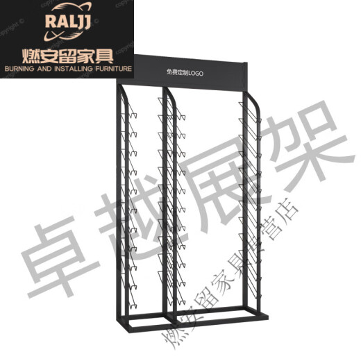 Yuanyanzi (YUANYANZI) cabinet door panel display rack tile color plate plate aluminum gusset plate stone whole house sample plate sample block shelf display rack depth 300*width 400 three rows 36 layers