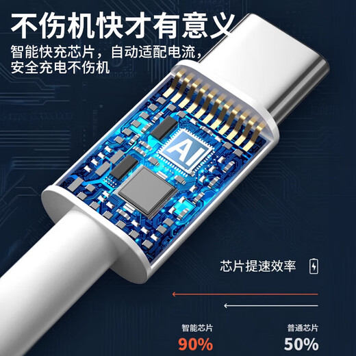 Topvork 2 pack丨2m upgraded Type-c data cable 6A charging cable flash charging Android suitable for Huawei 88W66W Honor Xiaomi vivo OnePlus Mate70/60