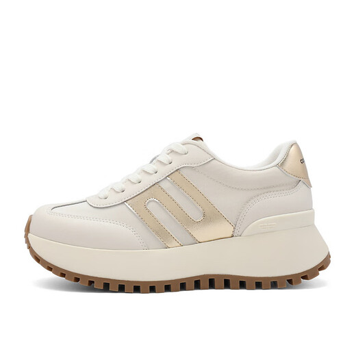 Серия Belle Runway Series Forrest Gump Shoes Женская торговая торговля такого же спорта и повседневной обуви 3E829CM4 Абрикосовый цвет 34 (220 мм)
