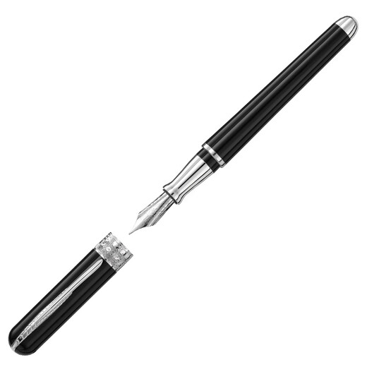 万宝龙MONTBLANC墨水+意大利彼耐德黑色钢笔礼盒套装【七夕礼物】