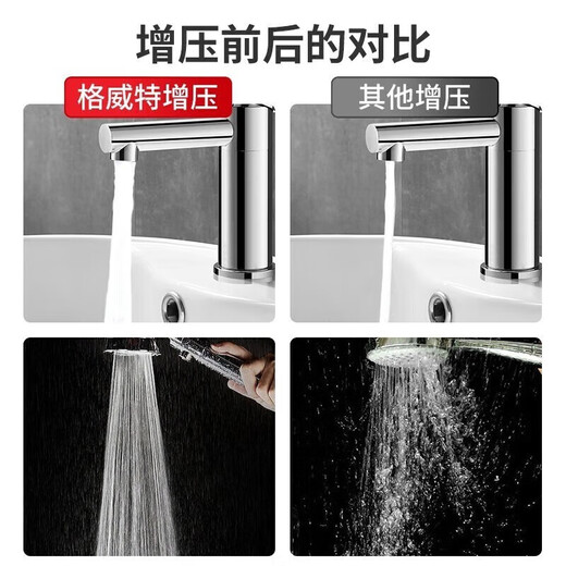 GWITT booster pump household tap water self-priming pump pressurized pump water pump fully automatic intelligent water heater pipe water pump 880C digital display stainless steel self-priming pump