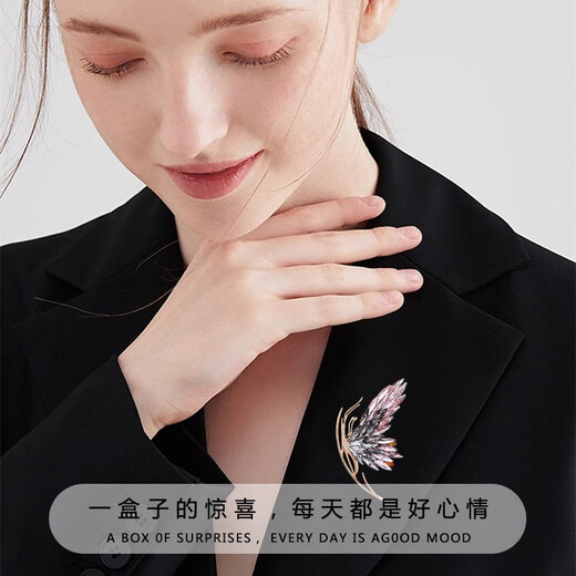Marco Bizzarri high-end brand brooch, brooch, high-end female corsage set, luxury jewelry, waist-slimming anti-exposure women's pin, ghostwriting greeting card, place an order, contact customer service for remarks