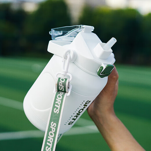 LOCK & LOCK insulation bucket small ice bucket small reservoir stainless steel 1.35L outdoor travel kettle large capacity insulation kettle white