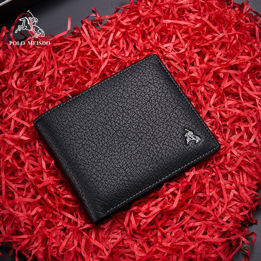 
Paul Mesid Men's wallet Men's genuine leather short wallet Cowhide multiple card birthday gifts for boyfriend husband father PL8602263-1 [New counter gift box] Writing greeting cards/printing photos