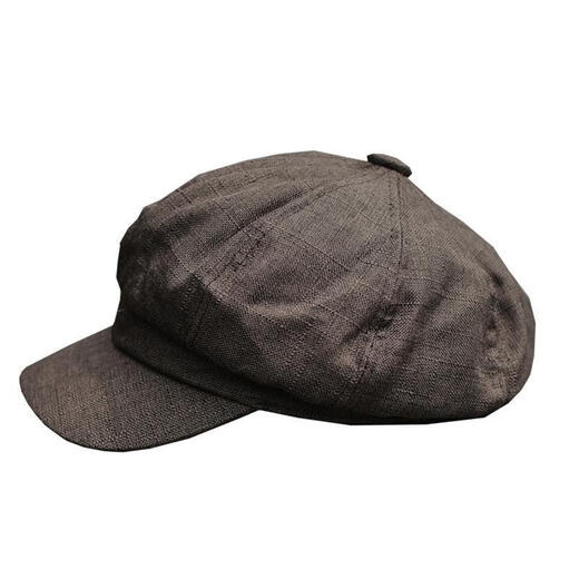 Orange Huevo Tarta japonesa retro literario versátil versátil octogonal Summer Summer delgado periódico británico beret pintor sombrero de moda
