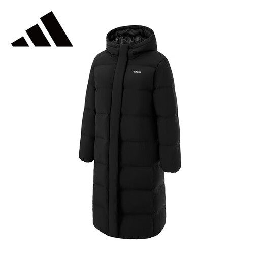 Adidas Long Down Jacket для мужчин и женщин, утиной теплый и модный размер куртки L