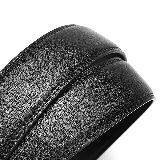 Scarecrow belt men's cowhide headless belt men's automatic buckle belt men's trousers birthday gift