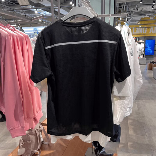 Adidas short-sleeved women's summer sports running training fitness breathable fast drying comfortable and fashionable casual round neck T-shirt JF1477 M