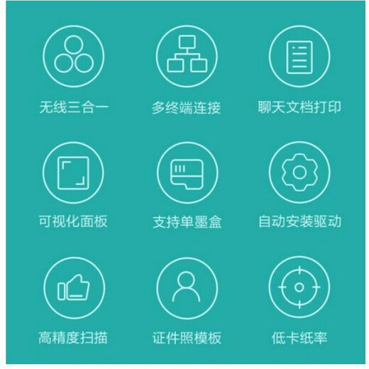 Xiaomi Mijia inkjet printing all-in-one printer small portable home office printing copy scanning multi-function all-in-one computer mobile phone APP wireless color Xiaomi Mijia inkjet printing all-in-one machine