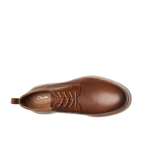 Clarks men's shoes for summer comfortable wear-resistant fashion casual leather shoes Chantry Lo overseas direct mail 26176099 41