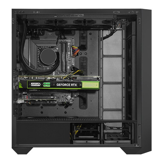 Parksai i9 14900K deep learning workstation DeepSeek deploys dual card 4090/5090 host GPU server video editing Ai simulation training tower workstation barebones without graphics card 14900k 256G DDR5 memory/2T solid state