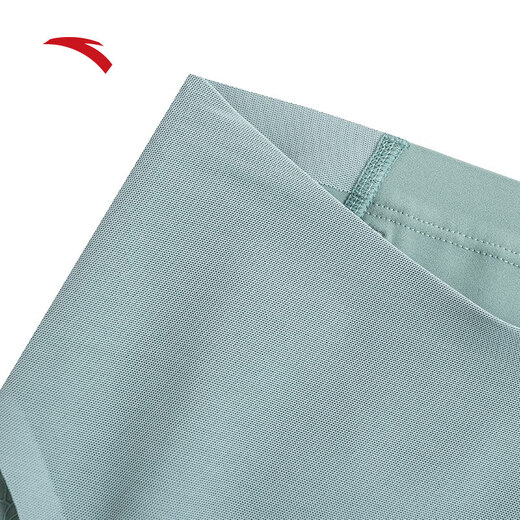 ANTA Yoga Pants Women's 2025 Autumn Tight Nine-Point Pants Training Fitness Pilates Slim Pants Wood Lotus Green-1 S (Female 160)