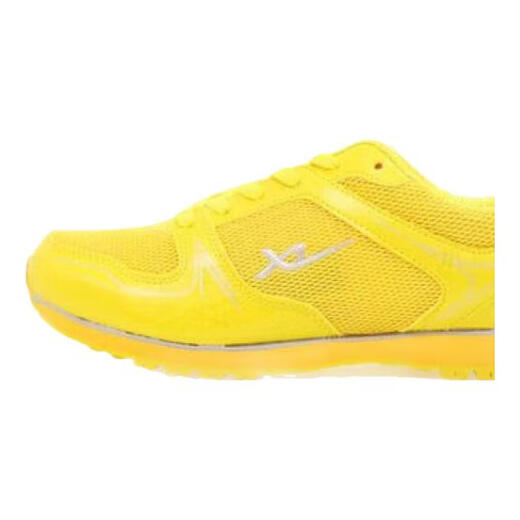 Xin Yi 108 5-meter three-way shoes folding back running shoes men's and women's training shoes competition running shoes light track and field shoes yellow 42