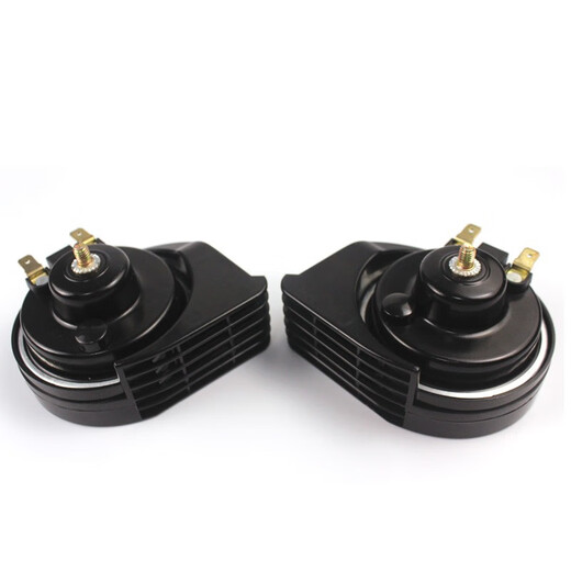 Medea car snail horn 12V super loud waterproof car motorcycle electric vehicle universal modified ultra-thin high and low two-tone whistle horn treble one horn