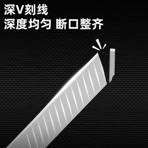 Deli 15-blade utility blade/wallpaper knife wallpaper knife paper cutting blade 10 pieces silver blade sharp 18mm