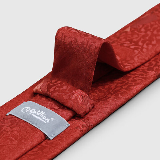 Jinlilai men's national style retro koi wedding groom groom best man business formal wear tie 61M7 red