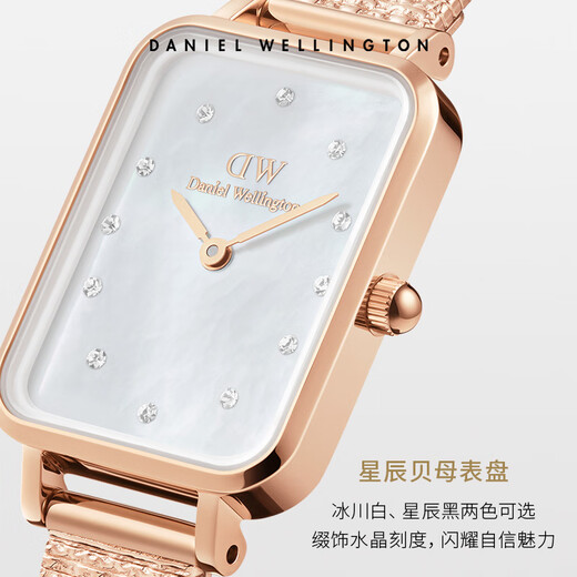 Daniel Wellington DW Watch Women's New Star Fritillary Women's Watch Fashion Small Square Watch New Year's Gift DW578