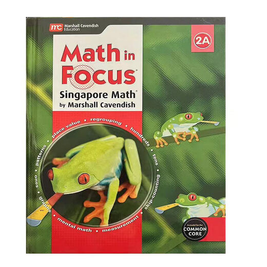 正版  美国小学数学教材和练习册 Math in Focus 系列 加州教材 英文原版数学美国课本 非新加坡课本 非新加坡教材 非新加坡教辅 2B教材正版精装一本