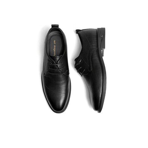 
Red Dragonfly Men's Shoes New Embossed Leather Shoes Men's British Style Business Shoes Classic Derby Shoes Wedding Shoes WTA12161 Black 39