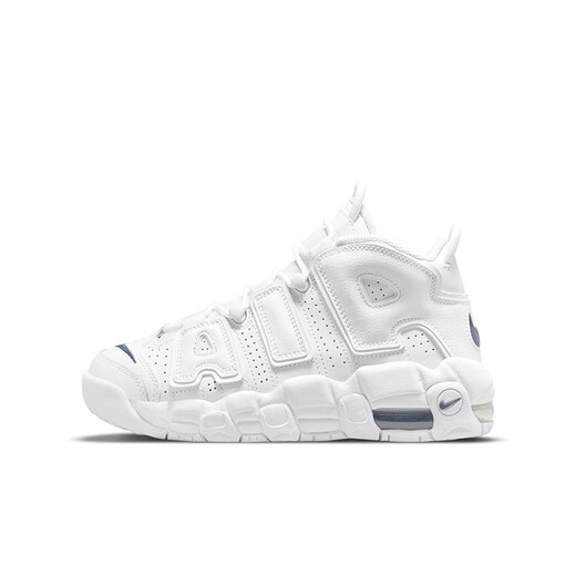耐克（NIKE）女鞋2025夏季新款Air more Uptempo皮蓬减震篮球鞋大童运动休闲鞋 DH9719-100白色 38.5