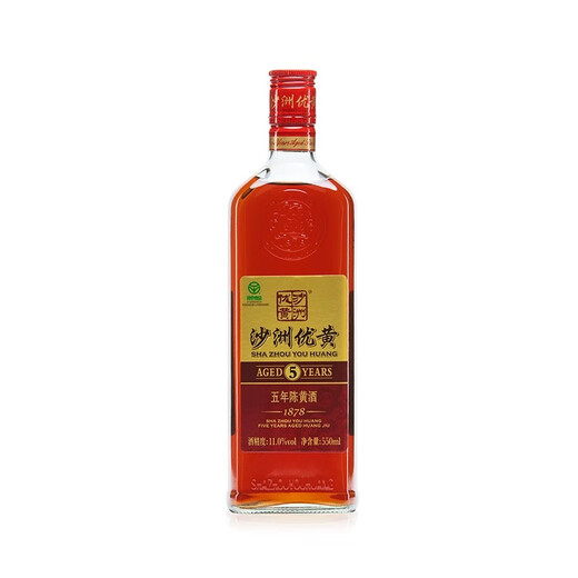 Shazhou Youhuang Red Label Fünf Jahre halbtrocknet Supai Yellow Wine 550 ml*8 Flaschen Ganzkasten 1878