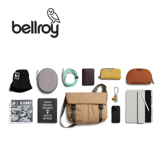 Bellroy Australia Cinch Messenger Bag 6l Urban Leisure Summer Limited Color Super Postman Bag Wood Carbon Color 6l