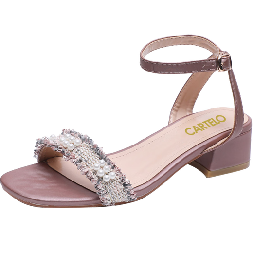 
CARTELO CARTELO Summer Thick Heel Sandals Fashion Fairy Wind Open-toed Women's Shoes KYF-829-1 Purple 38