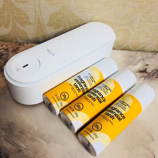 Delma applicable Delma automatic fragrance machine refill liquid household perfume air freshener spray PX831/PX830 flower fruit + cologne + Shangri-La 3 bottles adapter pack 1