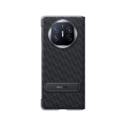 Huawei Original Matex5 Case de teléfonos móviles Case de cuero Multi-direccional Pantalla plegable Matex5 Ventana inteligente Clamshell Protection Versión de la versión Collector Collector Anti-Fall Huawei Mate X5 Soporte de ventana inteligente Case de cuero [negro]