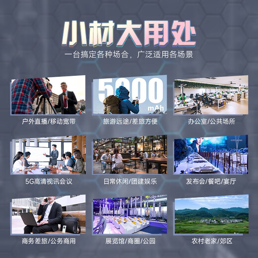 智创当下5G随身wifi6移动无线免插卡流量网卡便捷式无限流量2025款千兆双频路由器十大排名车载办公不限速 【5G顶配版-暗灰】性能升级，狂暴网速续航优化