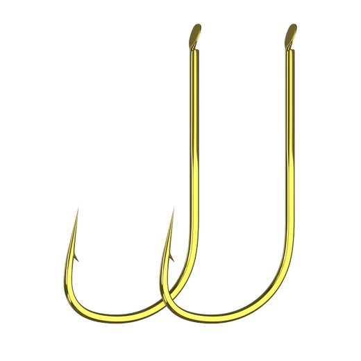 YNKOO crucian carp special fishhook imported tying set complete set Iseni Izu gold sleeve line double hook finished product gold sleeve barbed hook 5#0.8, hook 6#1 20 pieces in total