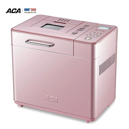 ACA/North American Electrical Appliances Multifunctional Home Kneading Dough Fermented Cake Bread Yogurt Fully Automatic Bread Machine Lotus Color Others